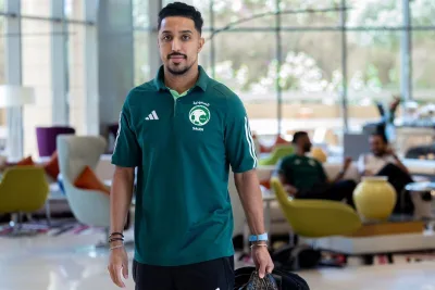  لاعب المنتخب السعودي سالم الدوسري