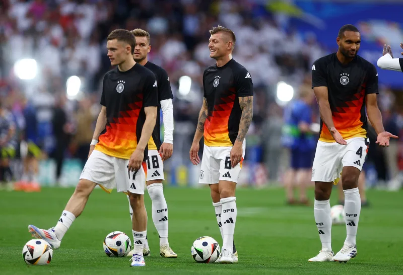 منتخب ألمانيا في ملعب اليانز ارينا قبل افتتاح يورو2024