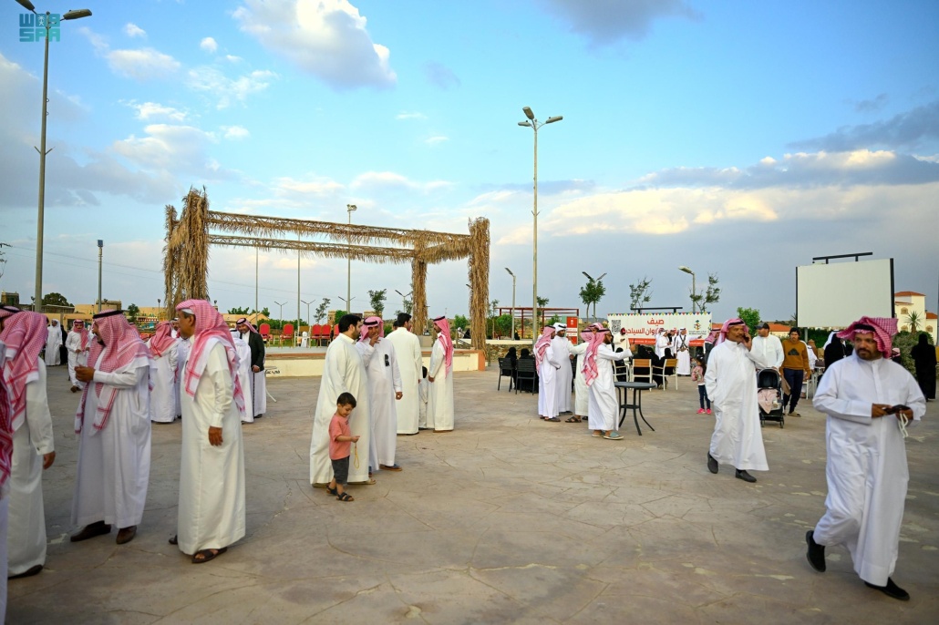 جانب من فعاليات قرية بن عضوان السياحية