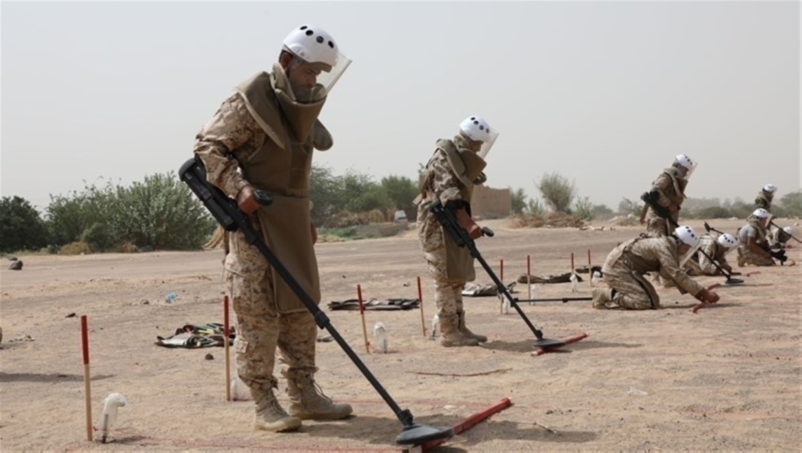 إجمالي عدد الألغام التي نزعت خلال يوليو الماضي نحو 2.8 ألف لغم