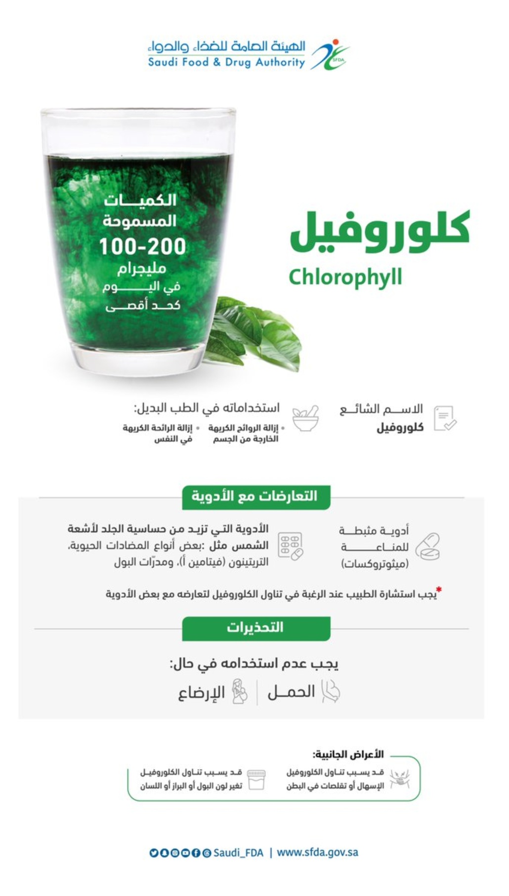 "الكلوروفيل" يُزيل الروائح الكريهة No Image