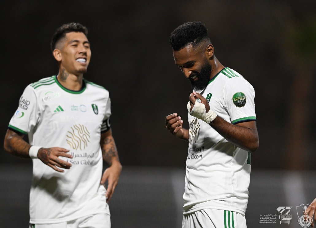 فراس البريكان وفيرمينو ثنائي الأهلي