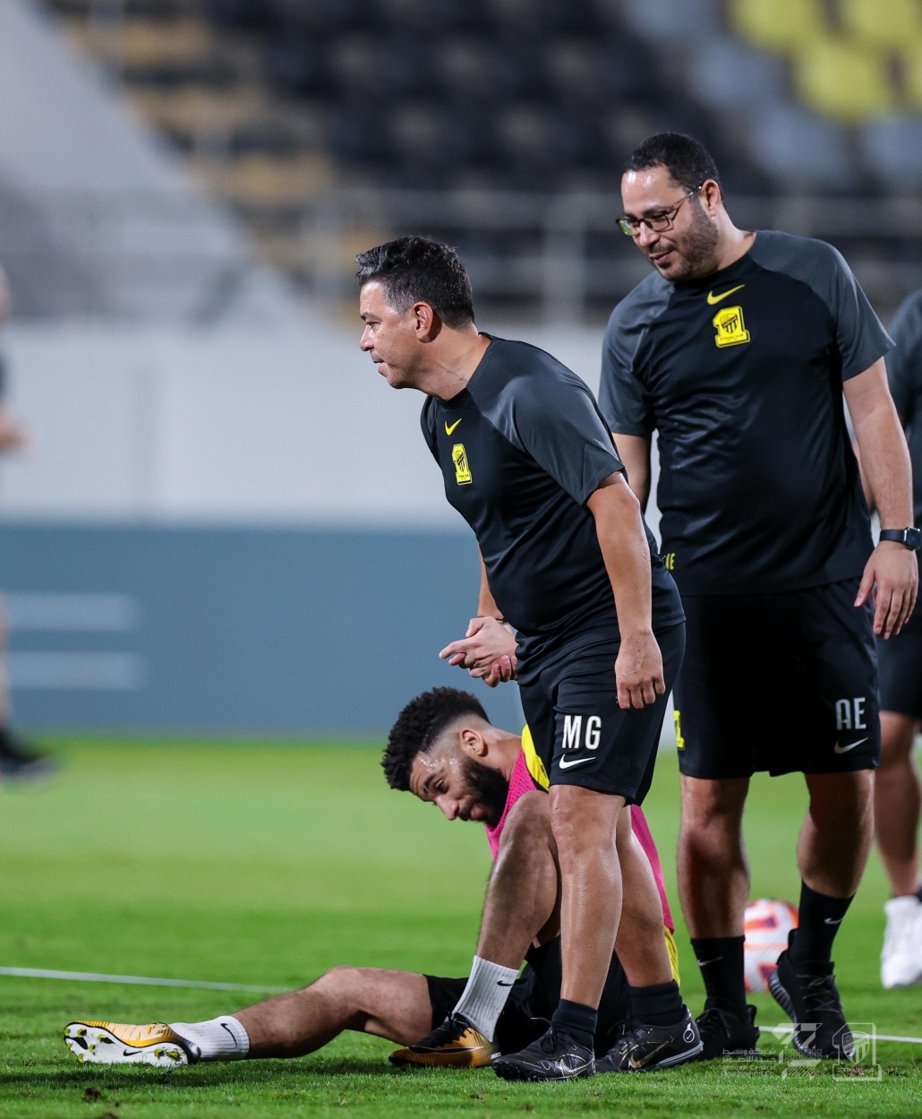 الاتحاد يتدرب تحت قيادة جاياردو