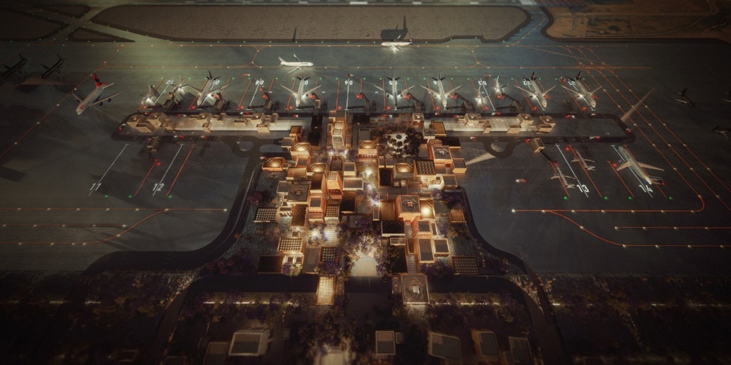 "ألمع" و"القط".. رداء بوابة سماء أبها "الحديثة"