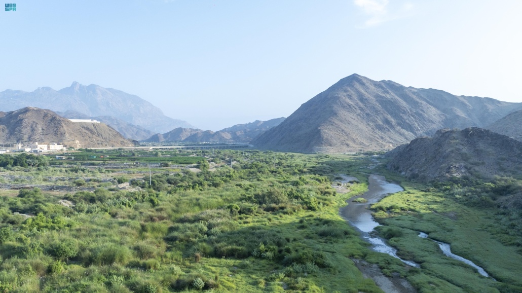 "وادي الأحسبة" بالمخواة.. لوحة طبيعية تزينها المياه الجارية والطبيعة الخضراء