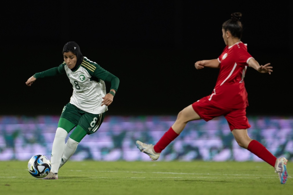 أخضر السيدات يهزم سوريا وديًا بهاتريك للبندري مبارك