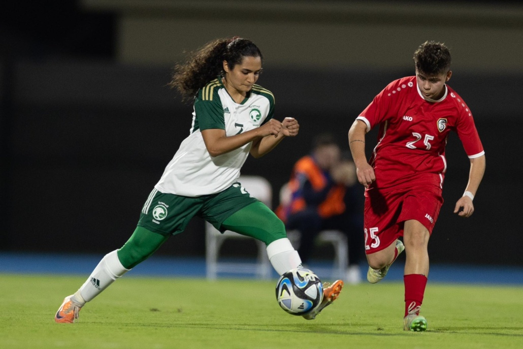 أخضر السيدات يهزم سوريا وديًا بهاتريك للبندري مبارك