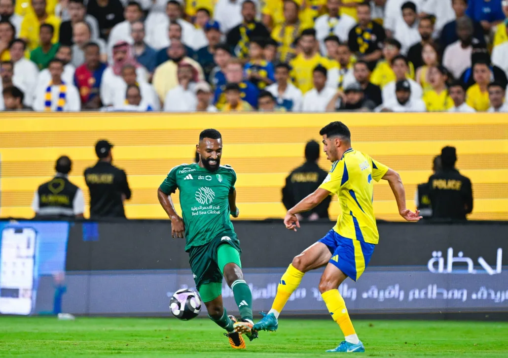 مباراة النصر والأهلي في دوري روشن