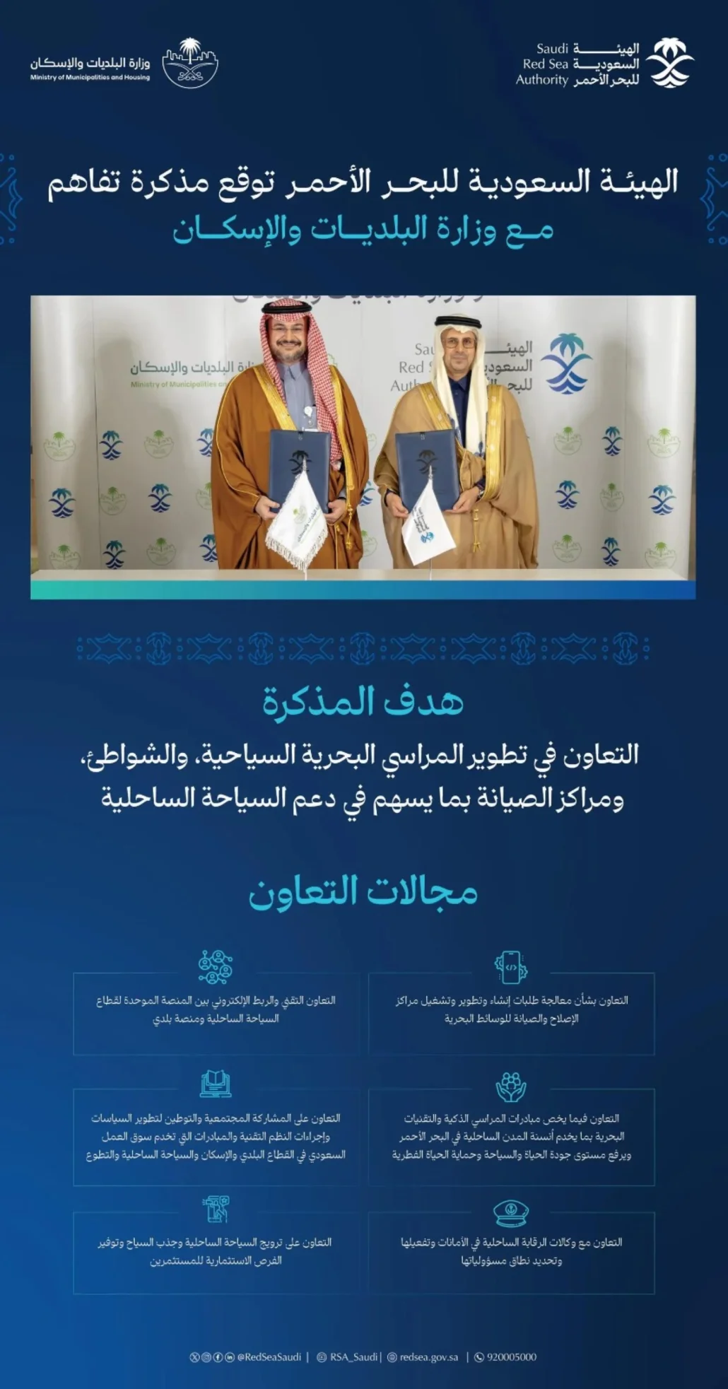 وضع آلية بالتنسيق مع الجهات المعنية تضمن حماية البيئة البحرية