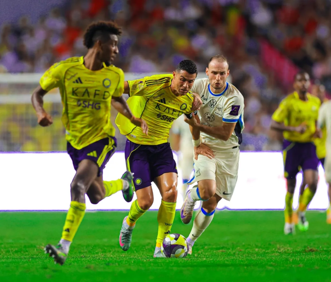 النصر في مباراة الاتحاد بمنافسات دوري روشن