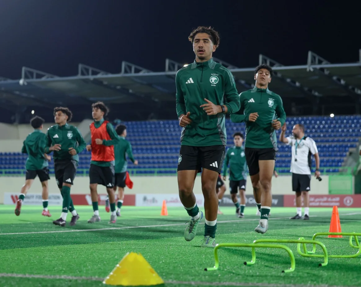 جانب من تدريبات المنتخب السعودي تحت 16 عامًا