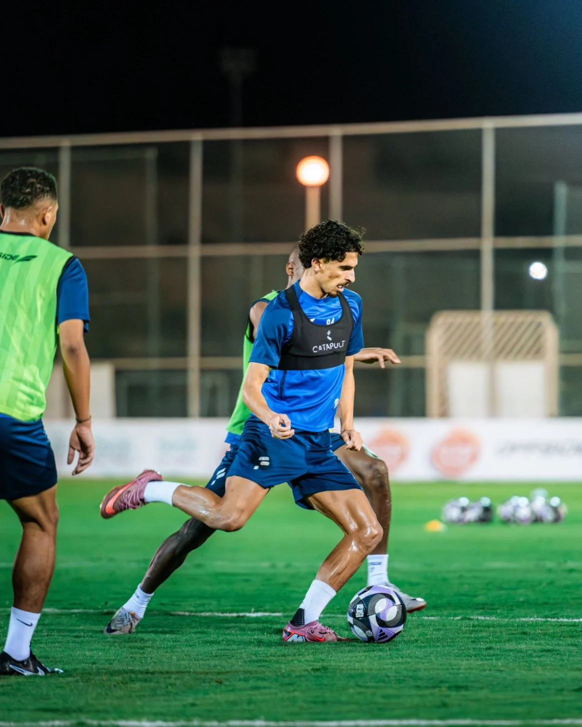 جانب من تدريبات نادي الفتح