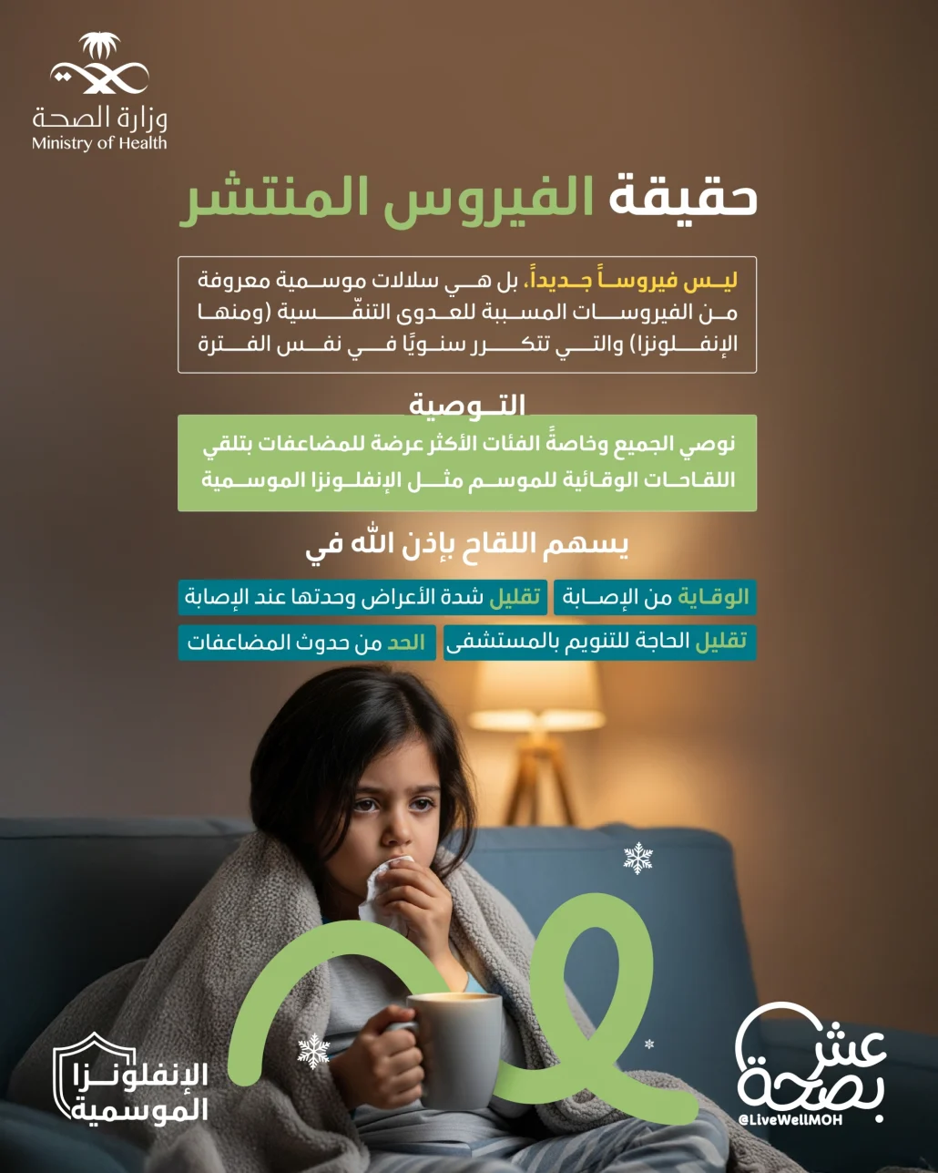 من الفيروسات المسببة لعدوى الإنفلونزا