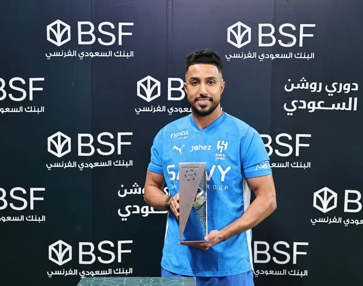 سالم الدوسري قائد الهلال والمنتخب السعودي لكرة القدم