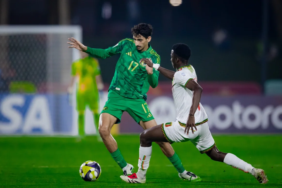 المنتخب السعودي تحت 17 عامًا أمام نظيره المالي