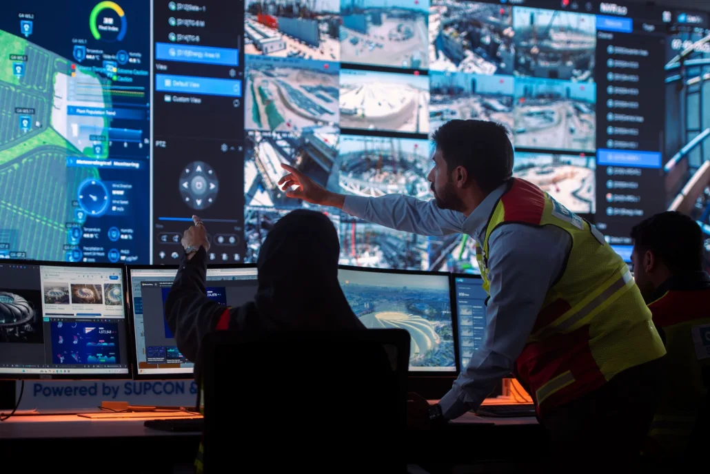 التجهيزات داخل ملعب أرامكو