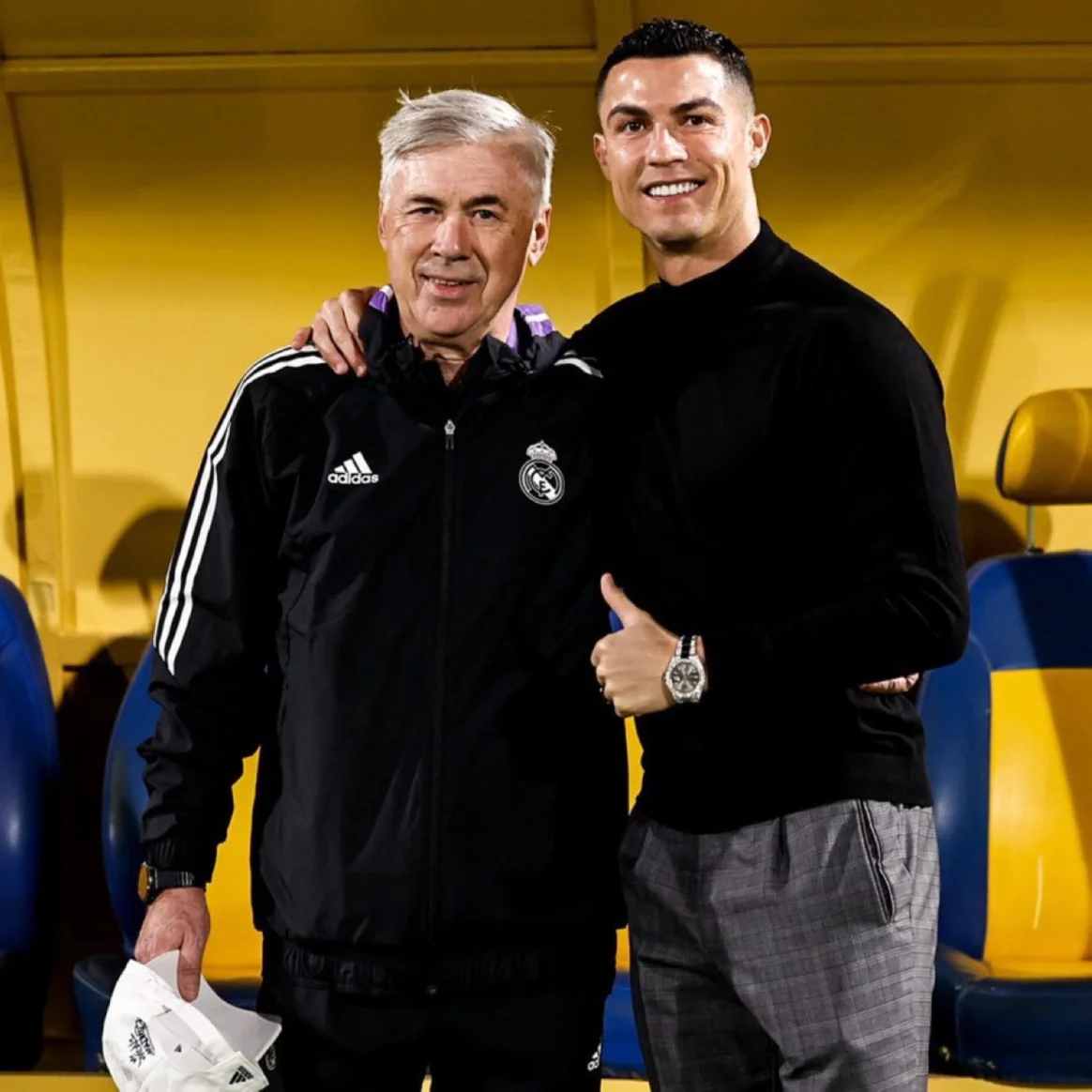 أنشيلوتي ورونالدو