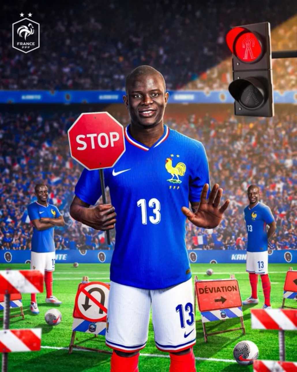 إشادة من حساب المنتخب الفرنسي لنجم الاتحاد كانتي