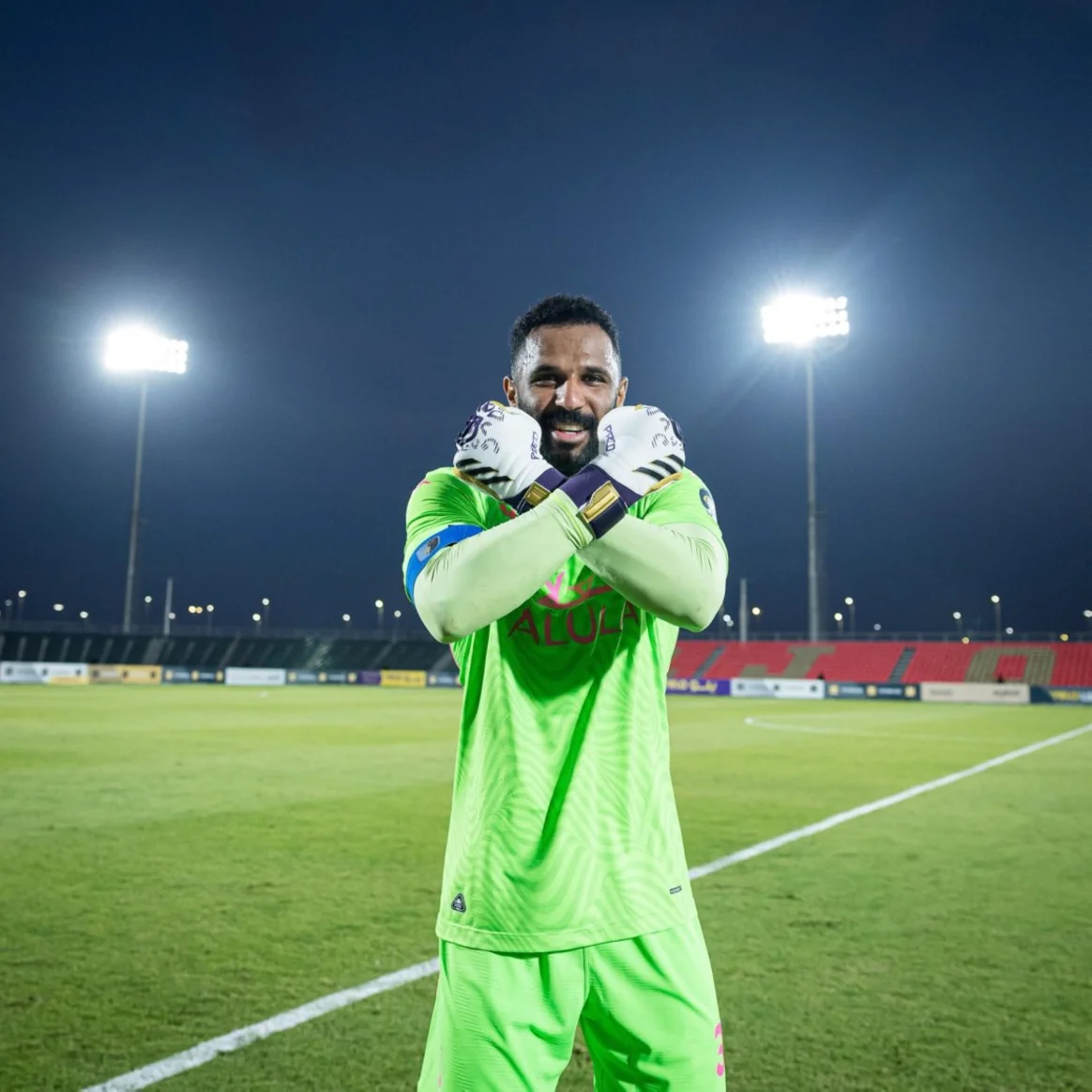 محمد العويس حارس مرمى نادي العلا