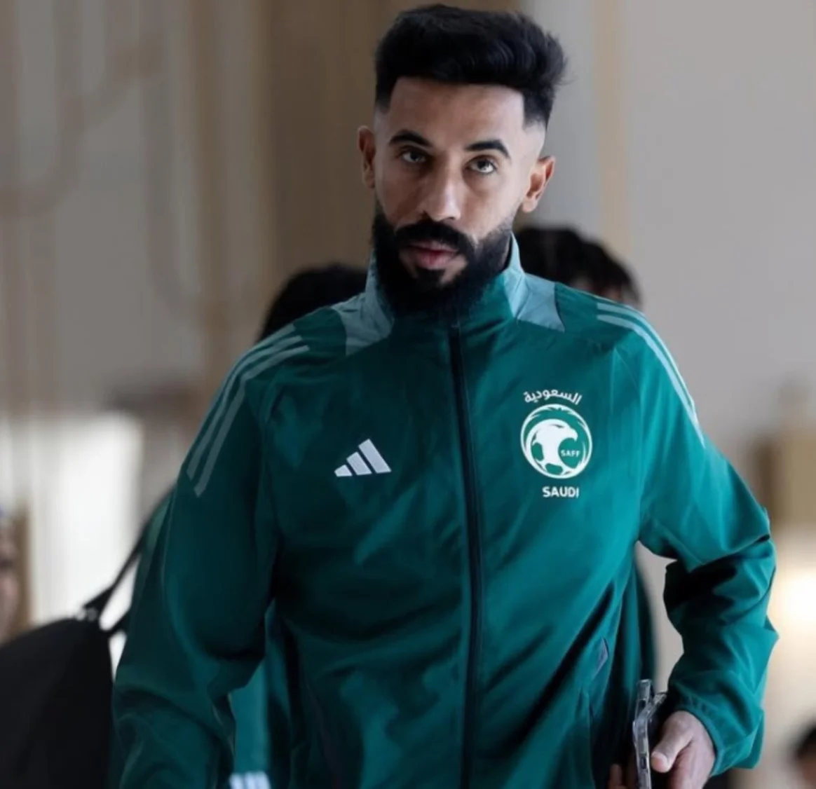 لاعب المنتخب السعودي نواف بوشل