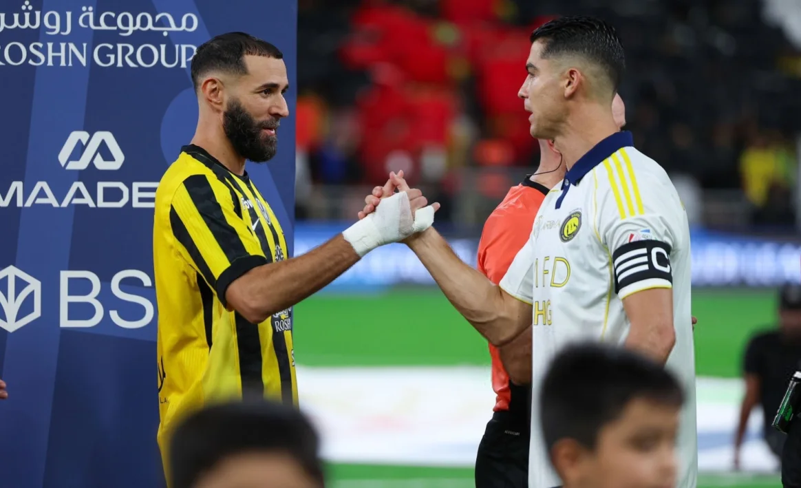 رونالدو وبنزيما في الدوري السعودي