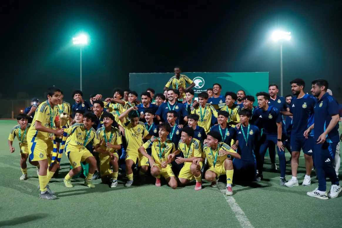 براعم النصر أبطالًا لدوري منطقة الرياض للبراعم تحت سن 14 عامًا
