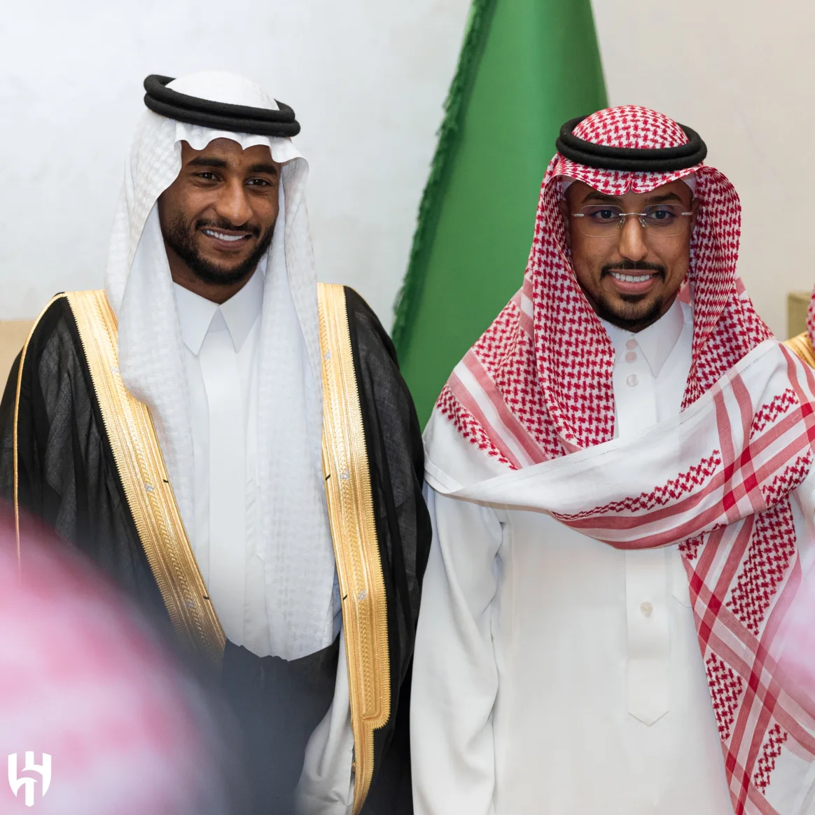 سالم الدوسري في زفاف متعب الحربي