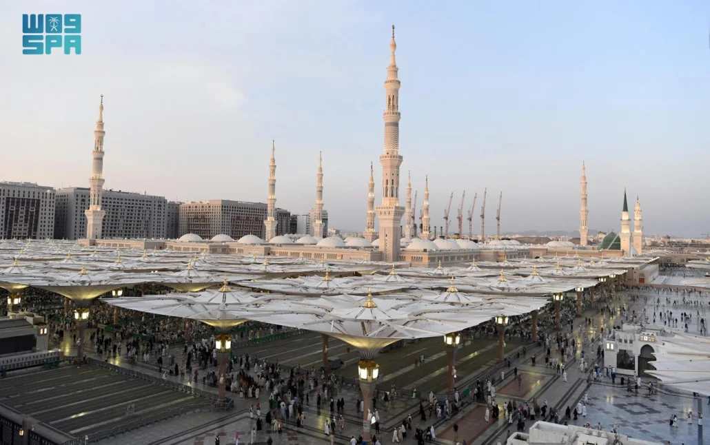 استقبل المسجد النبوي أكثر من 23 مليون مصلٍ خلال شهر جمادى الأولى