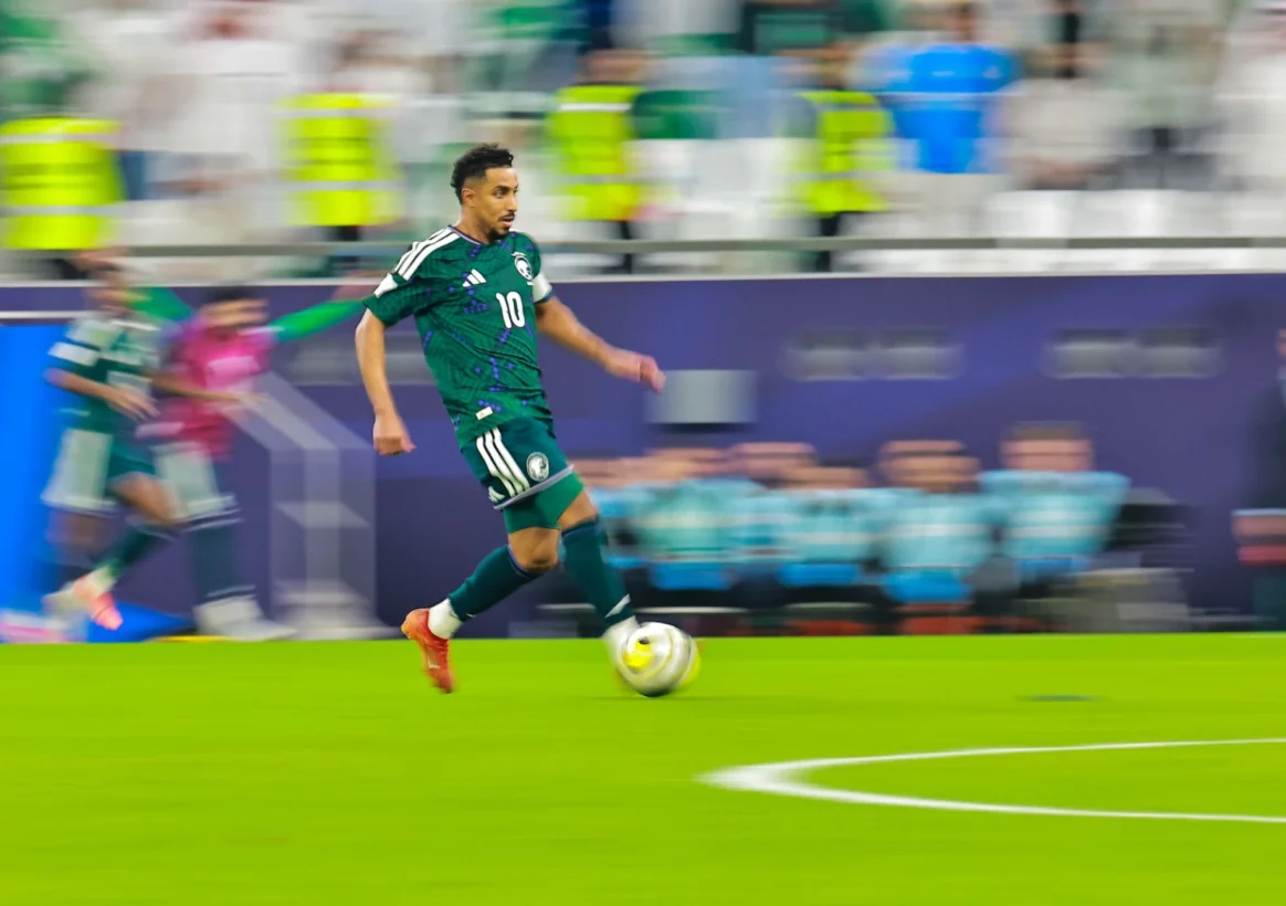 سالم الدوسري أمام عمان في كأس العرب 2025