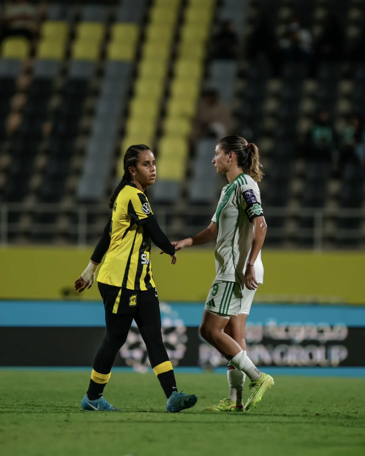 جانب من منافسات الدوري السعودي الممتاز للسيدات