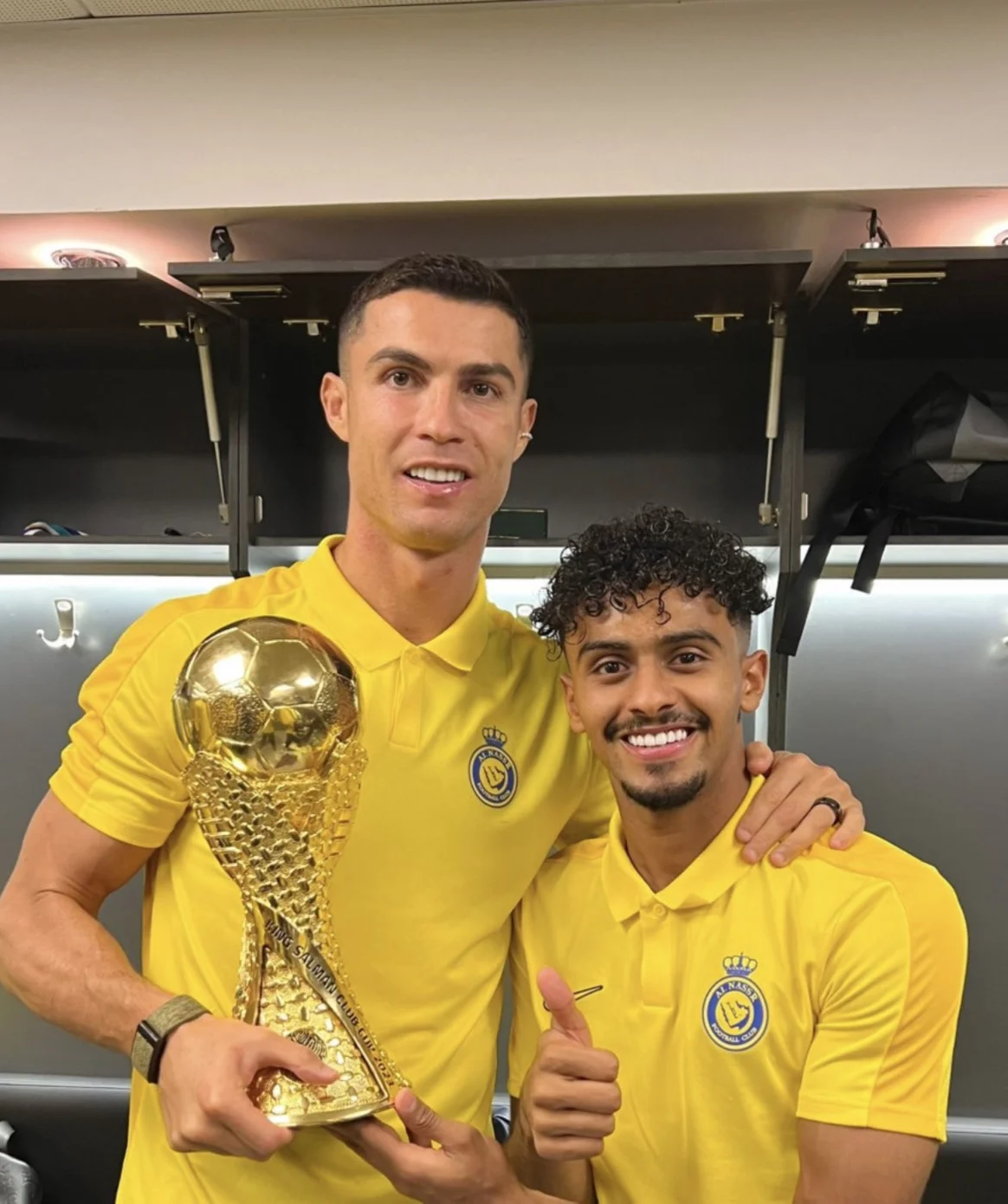 عبدالعزيز العليوة رفقة رونالدو