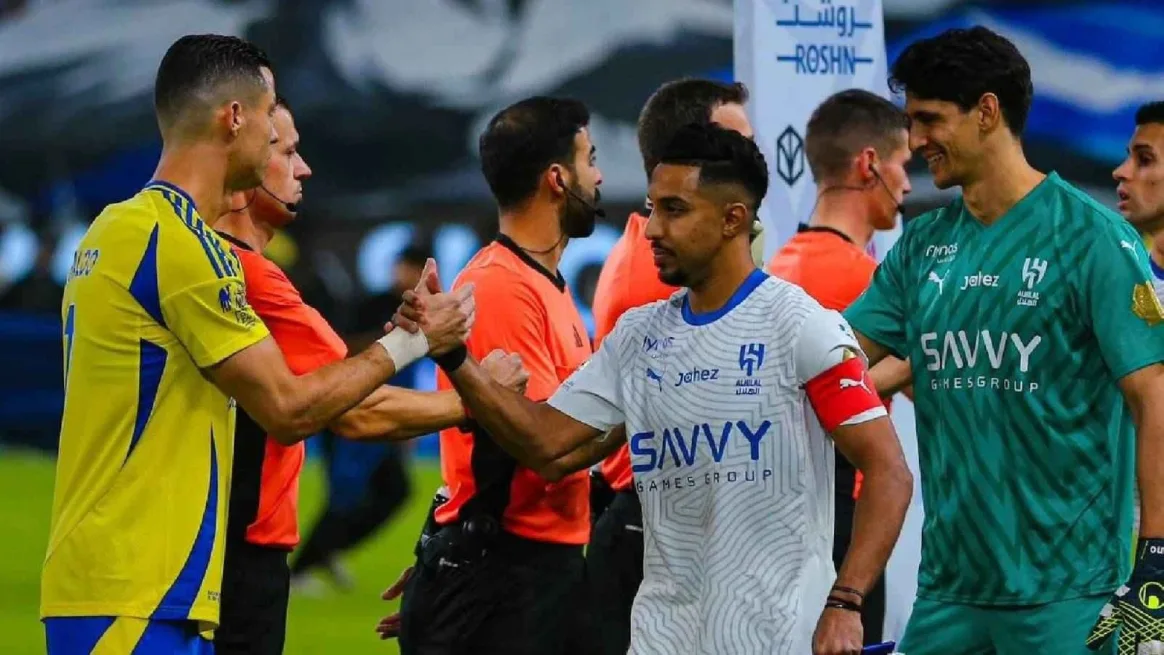 كريستيانو رونالدو وسالم الدوسري