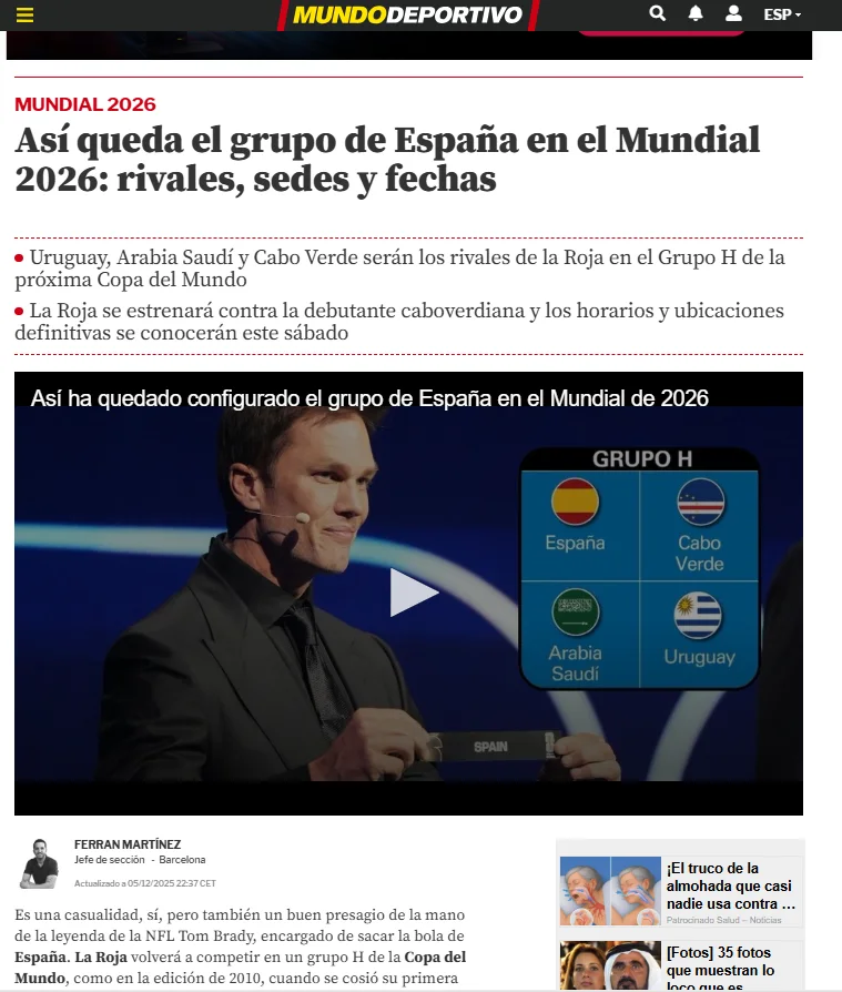 قبل مواجهة الأخضر.. الصحف الإسبانية تحذر من تكرار سيناريو الأرجنتين