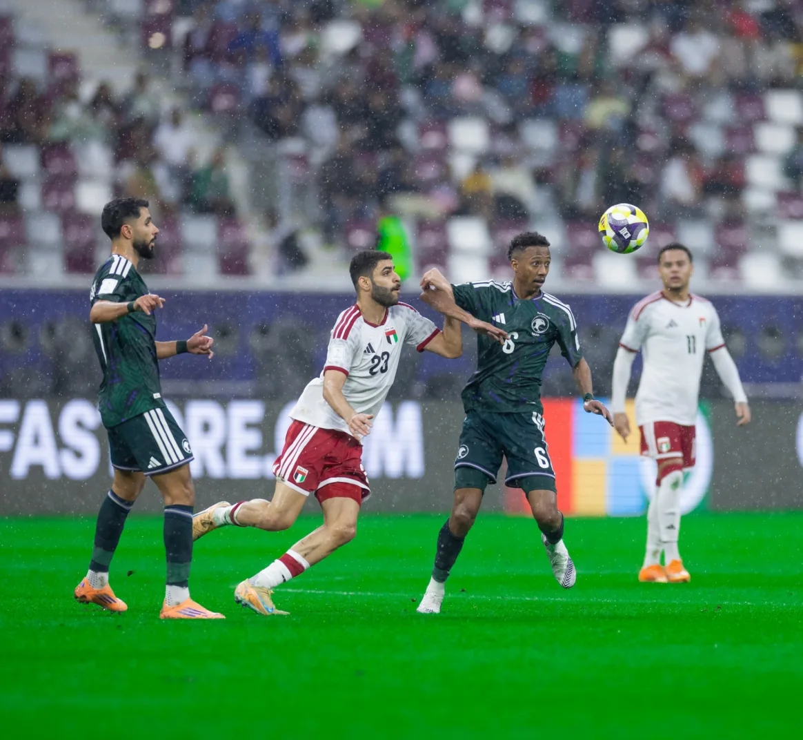 مباراة السعودية والإمارات بكأس العرب