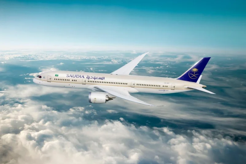 "السعودية" تستقبل طائرتها الجديدة من طراز بوينج B787