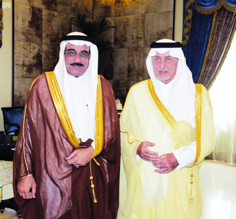 أمير مكة ونائبه يستقبلان رئيس هيئة المساحة الجيولوجية المكلف