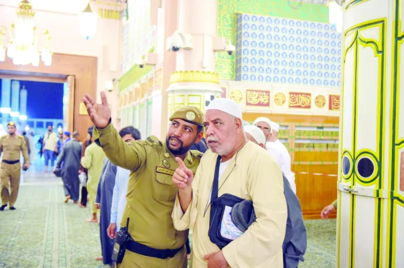 قوة أمن المسجد النبوي جهود ميدانية للحفاظ على أمن الزائرين