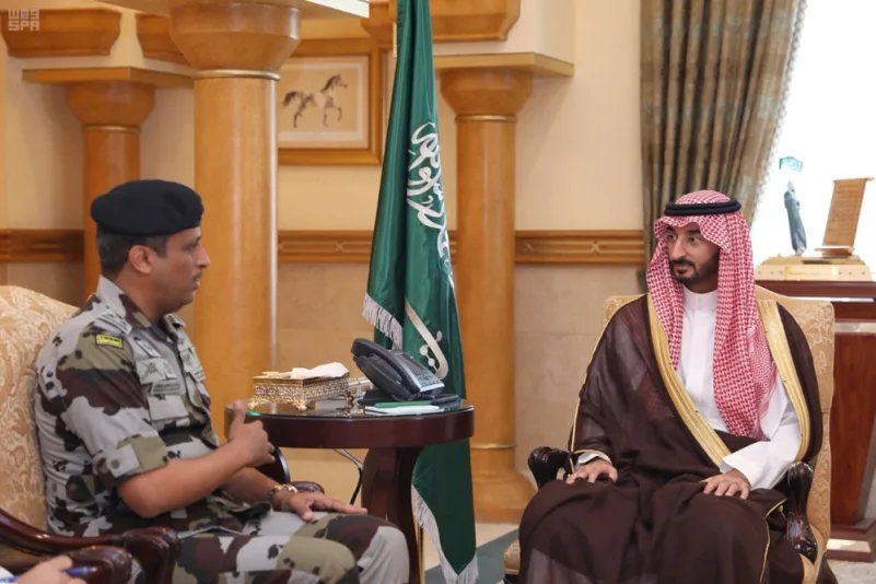 نائب أمير مكة يستقبل قائد قوات الطوارئ بجدة