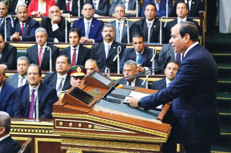 السيسي بعد أداء اليمين: مصر للجميع إلا من اختار الإرهاب