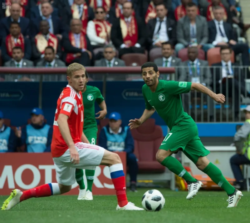 المنتخب السعودي يخسر من روسيا في افتتاح كأس العالم
