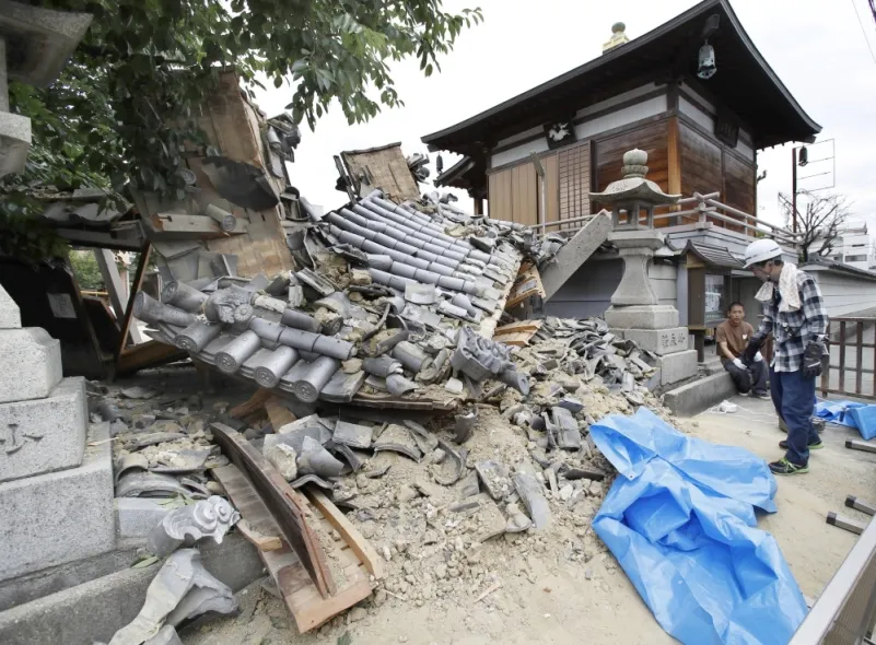 بالصور.. زلزال 6 ريختر يهز اليابان