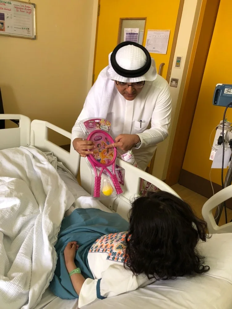 الجمعية السعودية للإدارة الصحية ترسم الابتسامة على وجوه المرضى