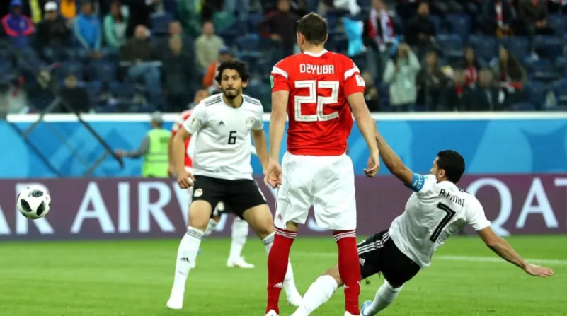مصر تتقدم بشكوى ضد حكم مباراة روسيا