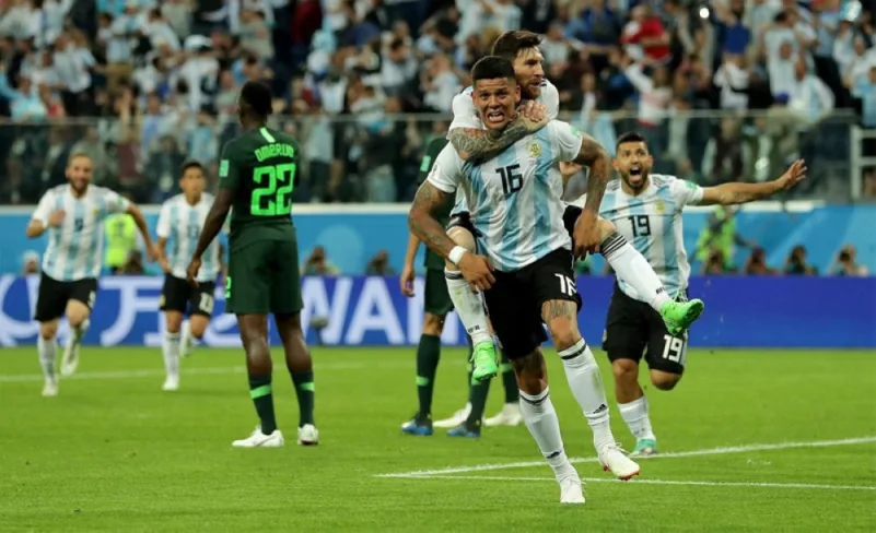 روخو ينقذ الأرجنتين ويقودها لمواجهة فرنسا في دور الـ 16