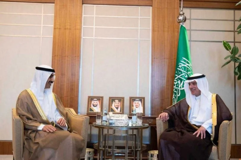 الجبير يستقبل سفير دولة الكويت لدى المملكة