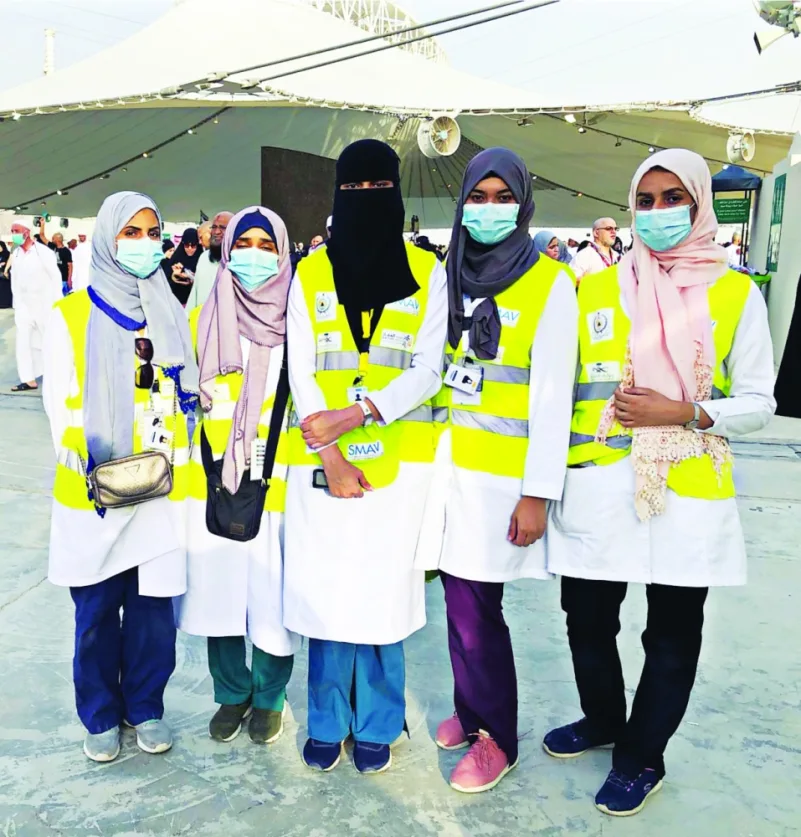 «دعاء الحجاج» يجذب السعوديات من كليات الطب لميادين التطوع
