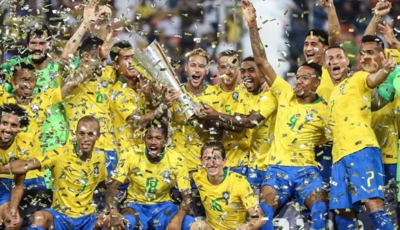 منتخب البرازيل يحقق بطولة سوبر كلاسيكو الرباعية الودية