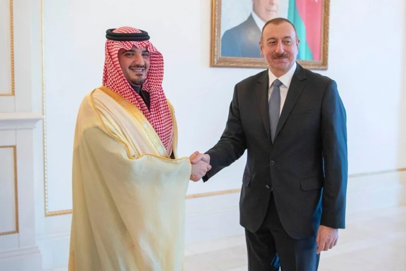 رئيس أذربيجان يستقبل سمو وزير الداخلية