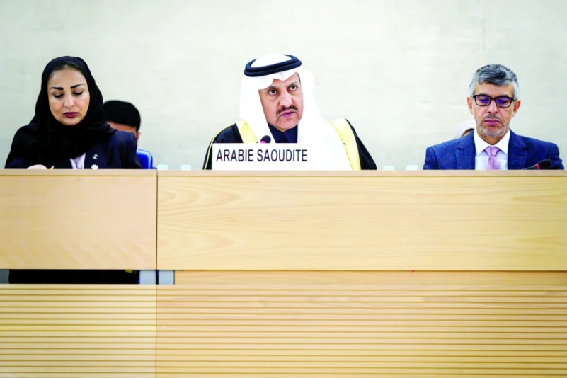 العيبان: المملكة حريصة على المضي قدماً نحو حماية وتعزيز حقوق الإنسان