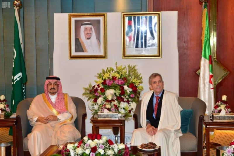 أمير الرياض يشرف حفل سفارة الجزائر